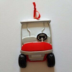 GOLF CART Christmas Tree Ornament Rudolph and Me Company